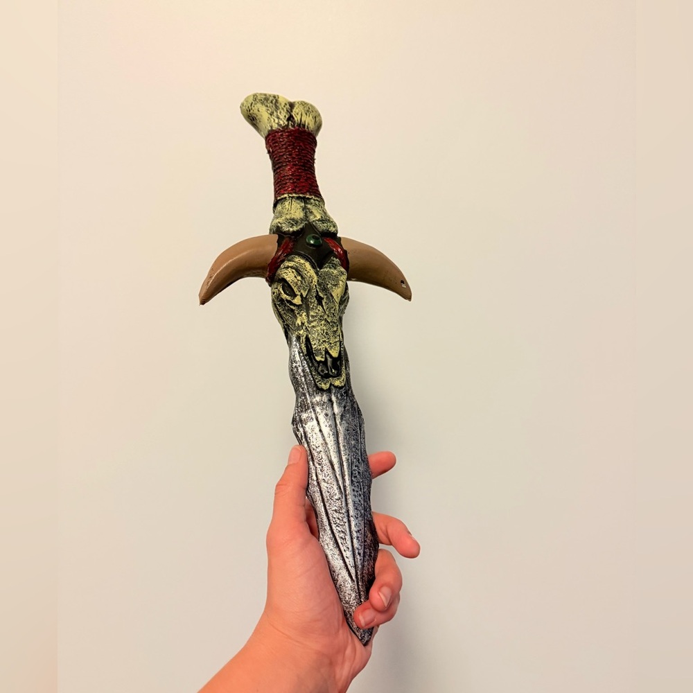 Halloween Prop Scary Sword Warrior Costume